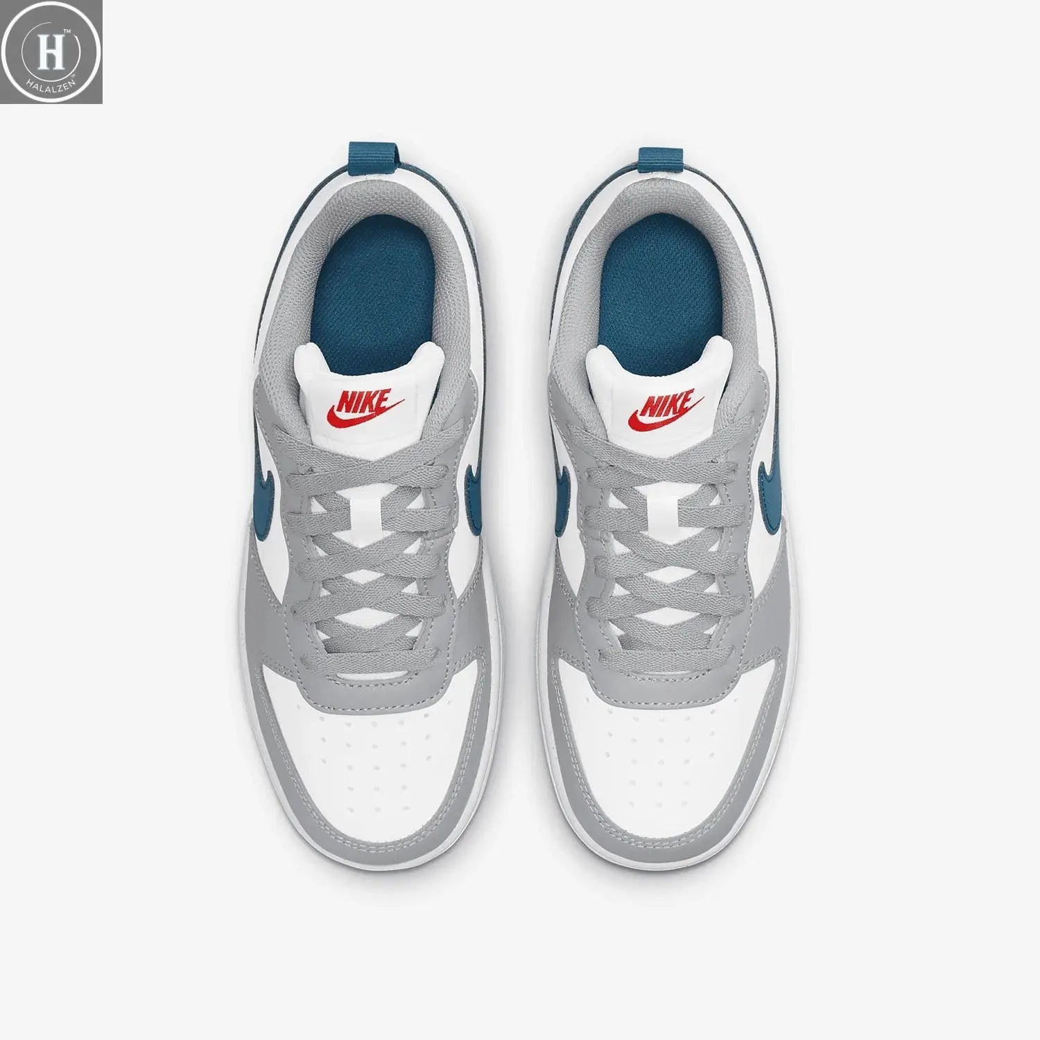 Nike official authentic Court Borough GS women's big and children's low top board shoes BQ5448-117 HALALZEN