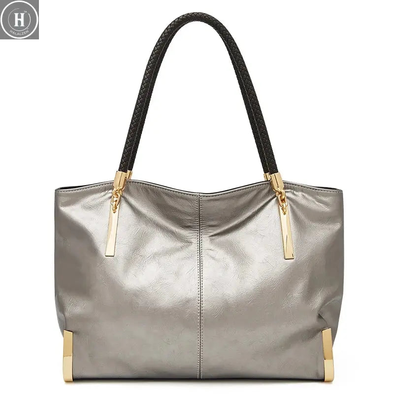 FOXER Brand Genuine Leather Handbag Winter Women Original Design Shoulder Bag Luxury Tote Large Capacity Lady Bag Chrismas Gift HALALZEN