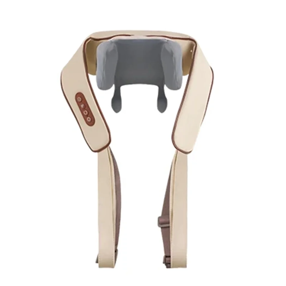 2025 Bionic Neck Shoulder Massager Kneading Massager Shawl 3-Level Modes Neck Cervical Waist Leg Body Muscles Massage Pillow
