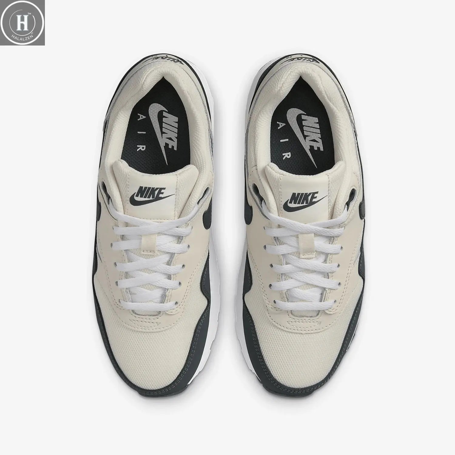 Nike genuine Air Max1 GS women's large children's air cushioned lightweight running shoes DZ3307-113 HALALZEN