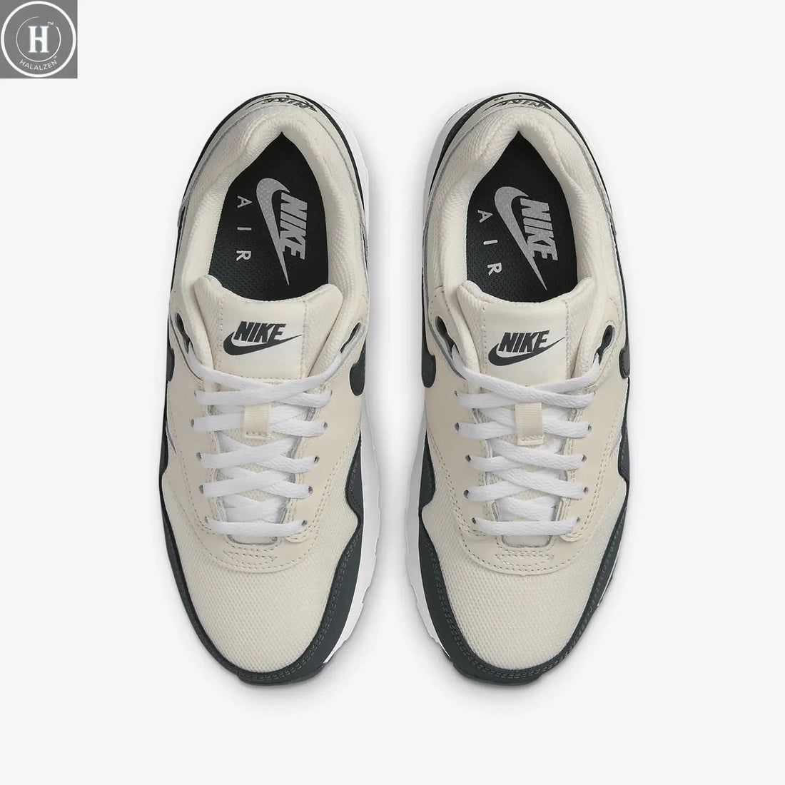 Nike genuine Air Max1 GS women's large children's air cushioned lightweight running shoes DZ3307-113 HALALZEN