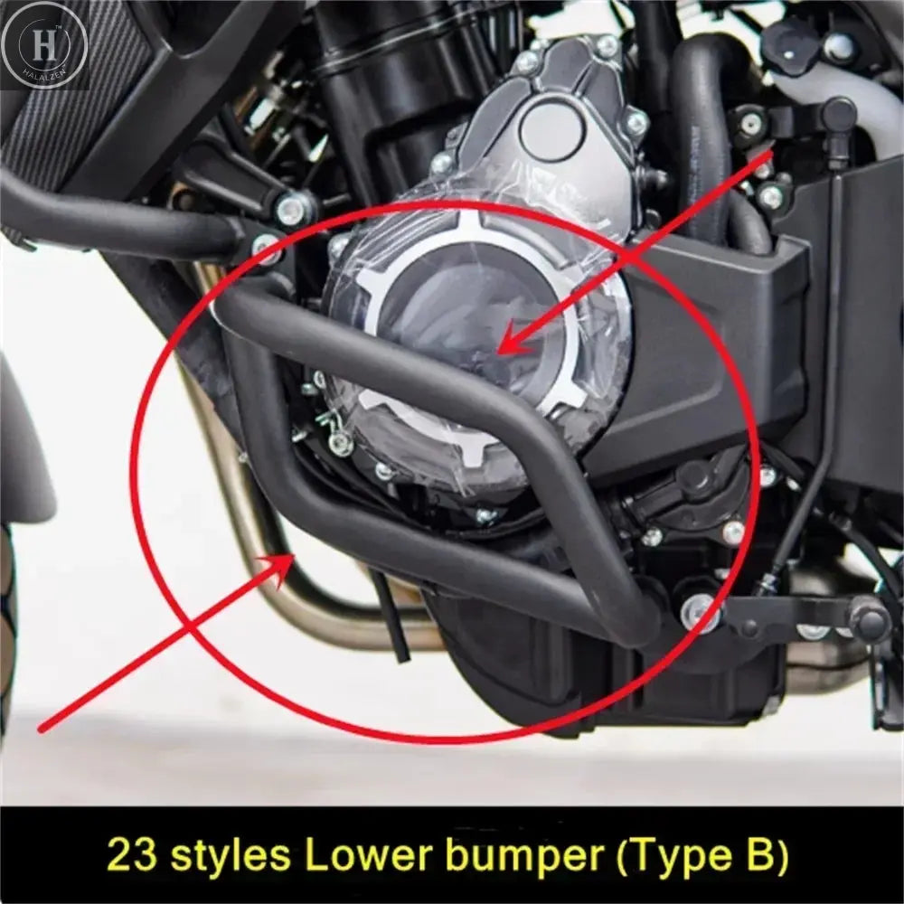 For VOGE DS525X bumper upper and lower bumpers  motorcycle modification accessories HALALZEN