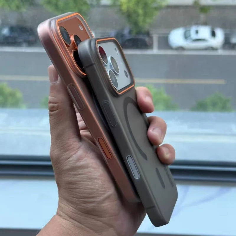 Luxury Matte Translucent Barcode Magnetic Case For iPhone 17 Air 16 15 14 13 12 11 Pro Max XR XS Plus MagSafe Charge Slim Cover