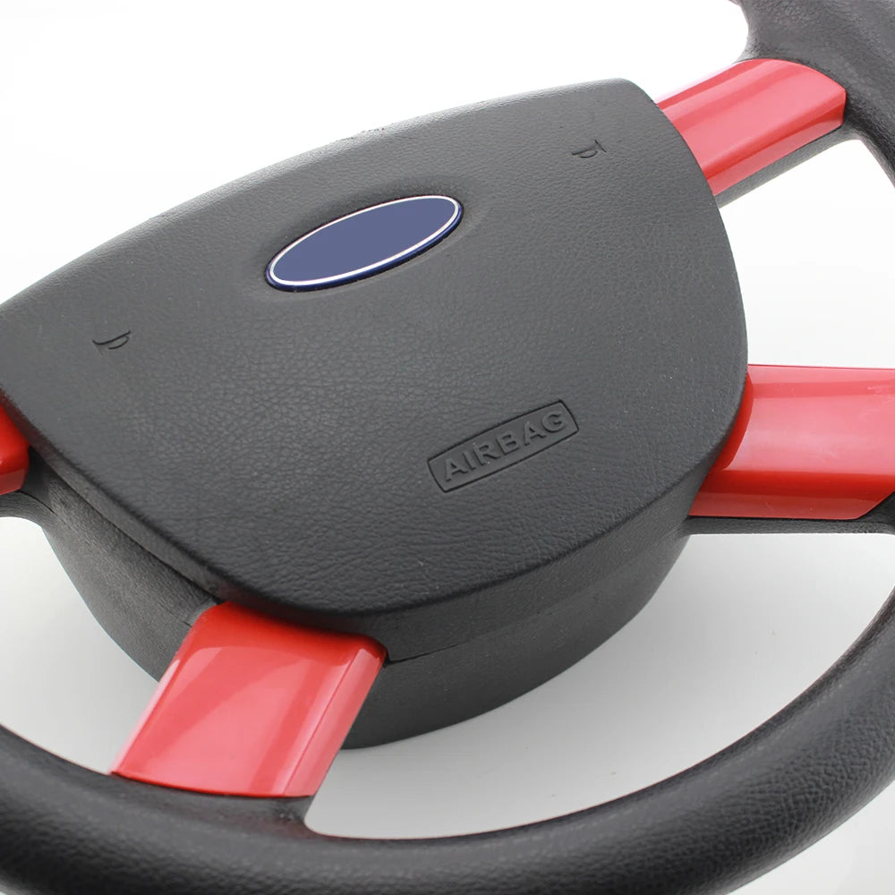 Interior Car Steering Wheel Panel Cover Trim Sticker for Ford Focus 2 MK2 2005 - 2011 Car-Styling Stickers 4Pcs/Set Accessories