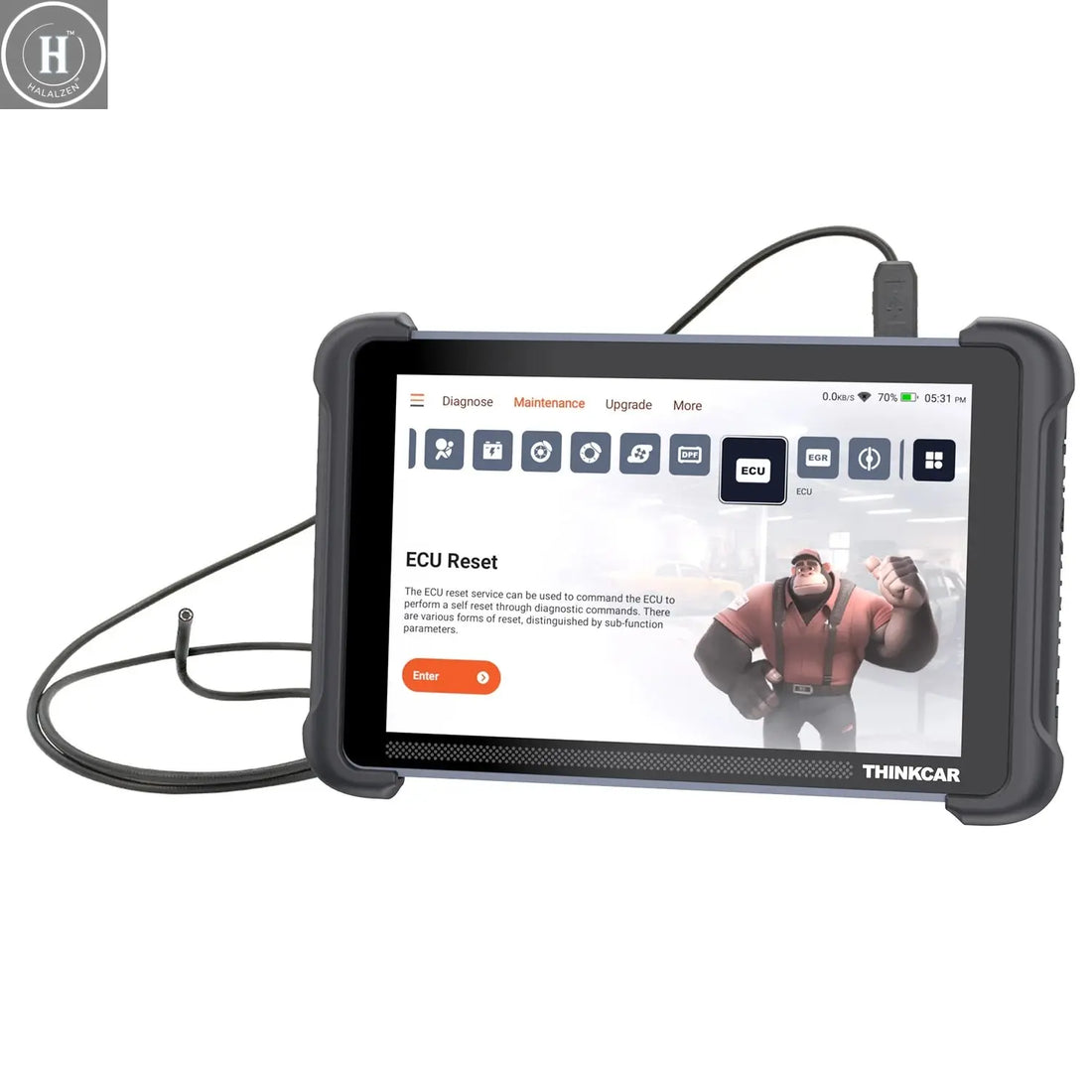 THINKCAR TinkTool USB Video Scope For THINKSCAN 689BT Endoscope with LED Light for Automotive Diagnostic Equipment HALALZEN