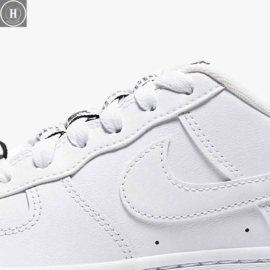 Nike genuine AIR FORCE 1 LV8 (GS) children's fashionable sports shoes CJ4092-100 HALALZEN