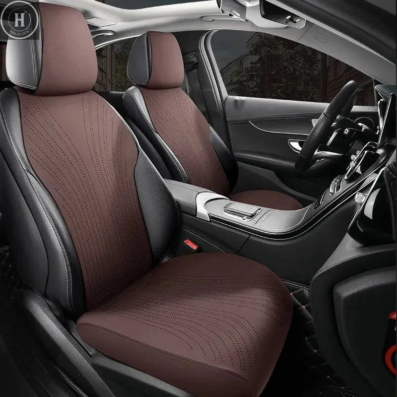 Universal All Seasons Car Seat Cover Breathable Suede Seat Anti-slip Protective Cushions Luxury Car Ultra Thin Suede Seat Cover HALALZEN