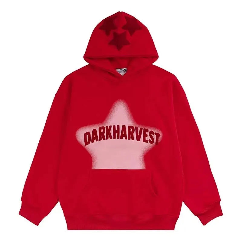 Spring Hip-hop Street Graffiti Hoodie for Men clothes for Women Retro Casual Sports Couple Hoodies