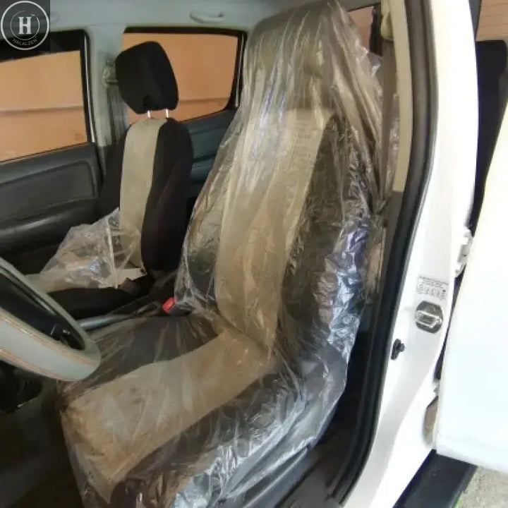 50Pcs Disposable Car Seat Covers Protective Cover for Beauty Repair Waterproof Care Cleaning Beauty Car Seat Protector Universal HALALZEN