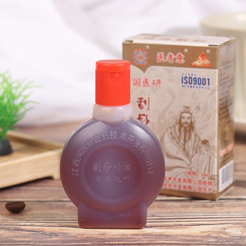 50ml Guasha Massage Oil Traditional Acupuncture Tool Health Body Skin Care Meridian Scraping And Moisturizing Massage Oil HALALZEN