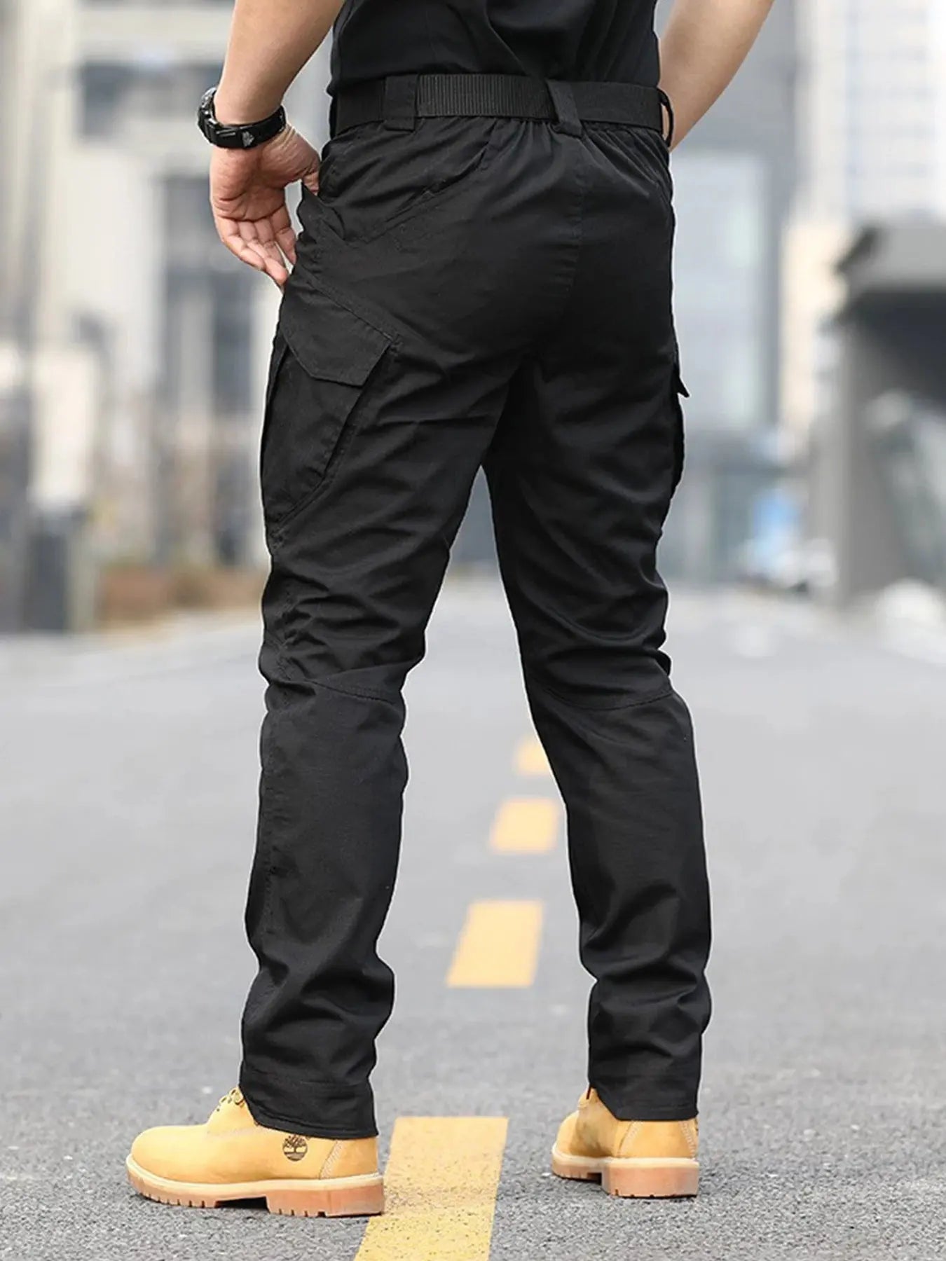 Cargo pants men's underpants underpants pant El Pants Large Size bottom ankle twill pants work adjustment fit easy pants Halalzen UK
