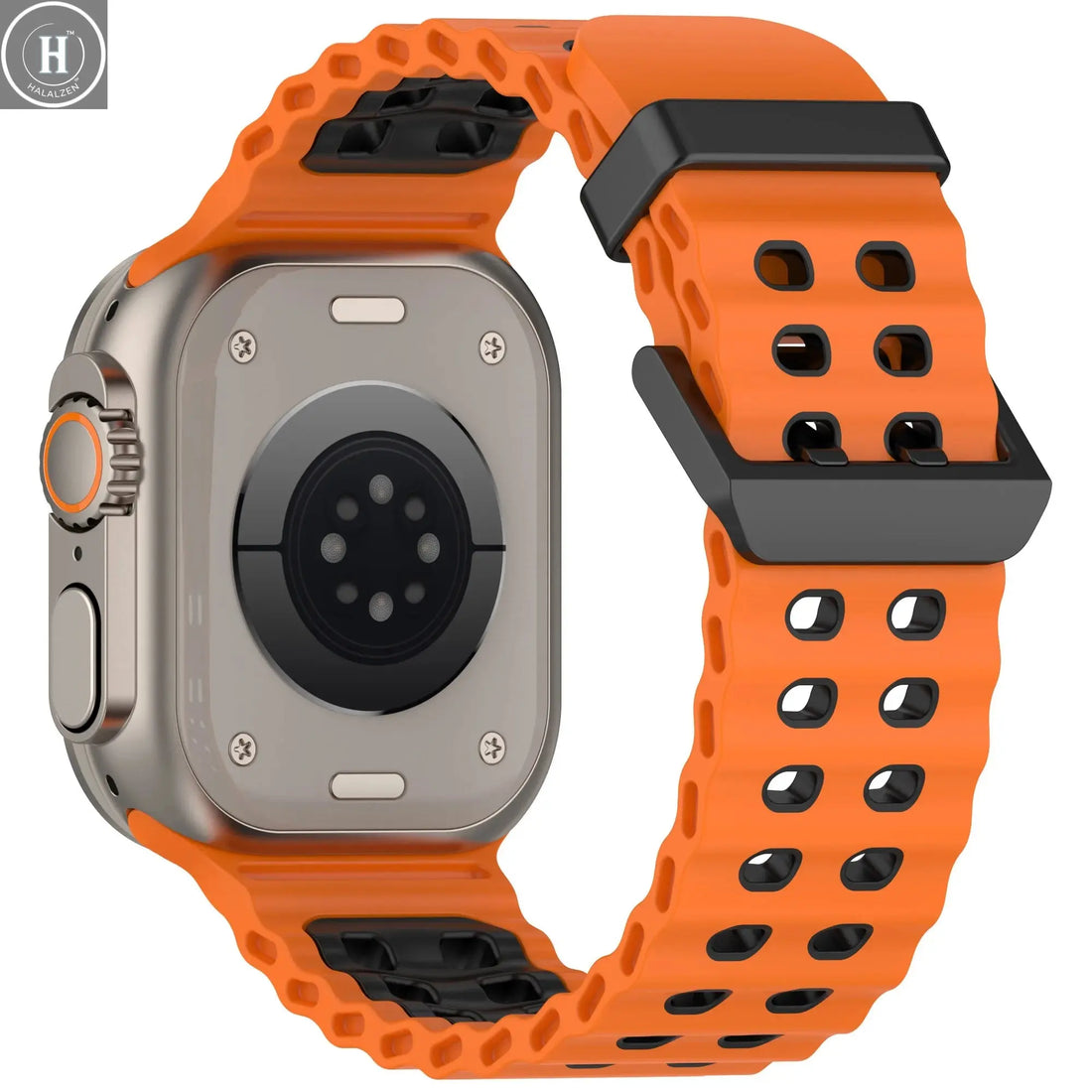 Ocean Strap For Apple Watch Band Ultra 3/2 49mm Series 11 10 46mm Sports Bracelet Wristband iWatch 9 8 7 6 5 SE 45mm 44mm Correa HALALZEN