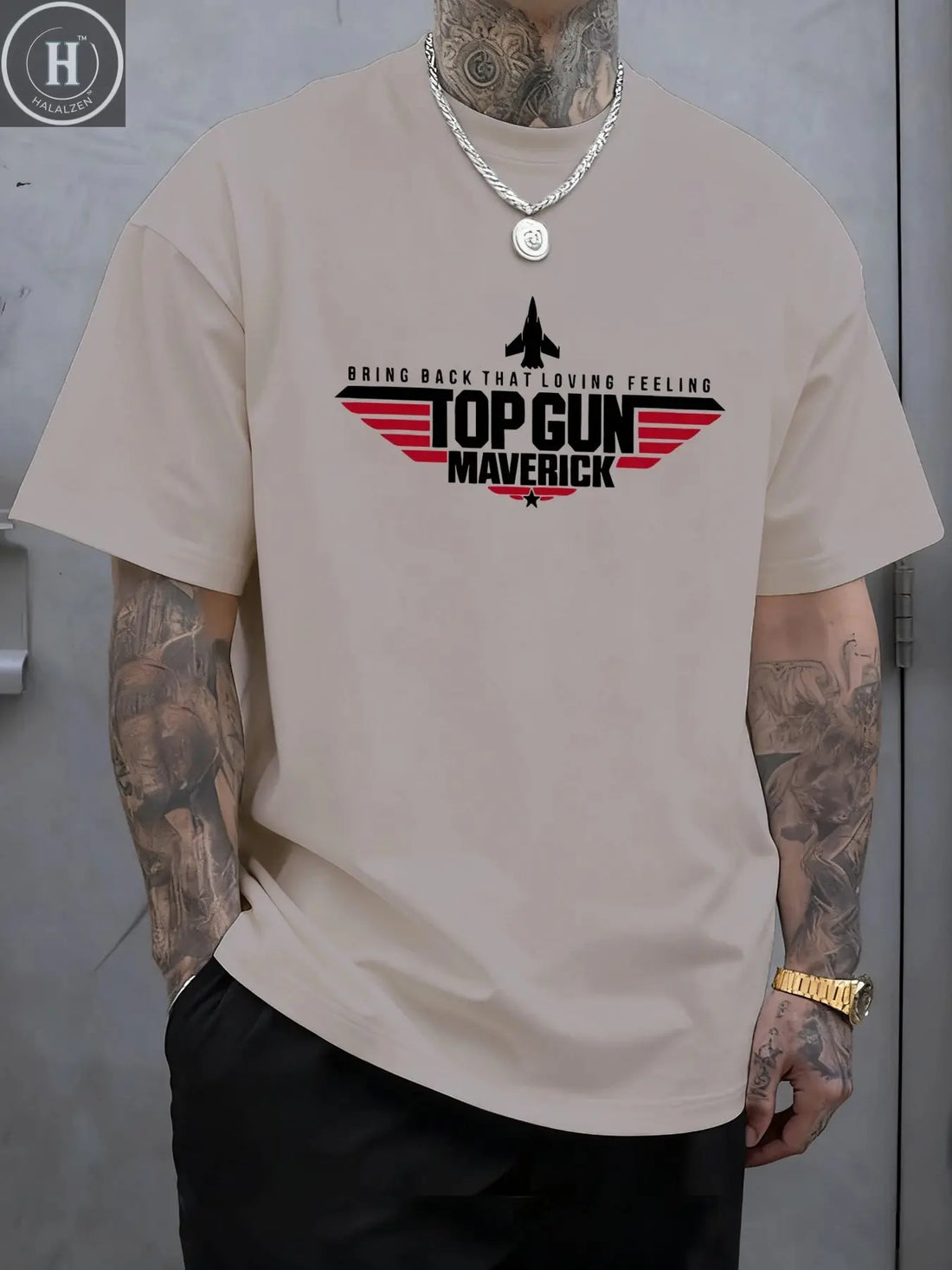 Top Gun Maverick Printing T Shirts Man Cotton Fashion T-Shirt Unisex Casual Oversize Clothes Soft Summer Trendy Street Tops HALALZEN