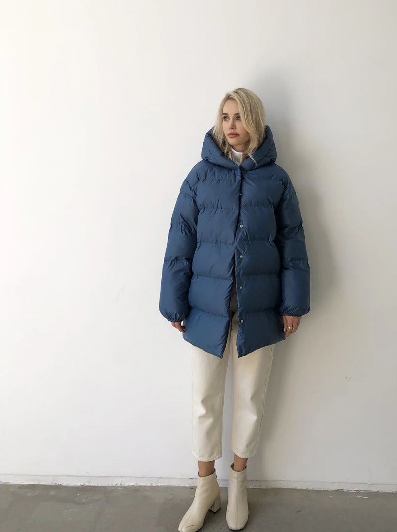 2024 Women Winter Jacket coat Stylish Thick Warm fluff Parka Female water proof outerware coat New Hot