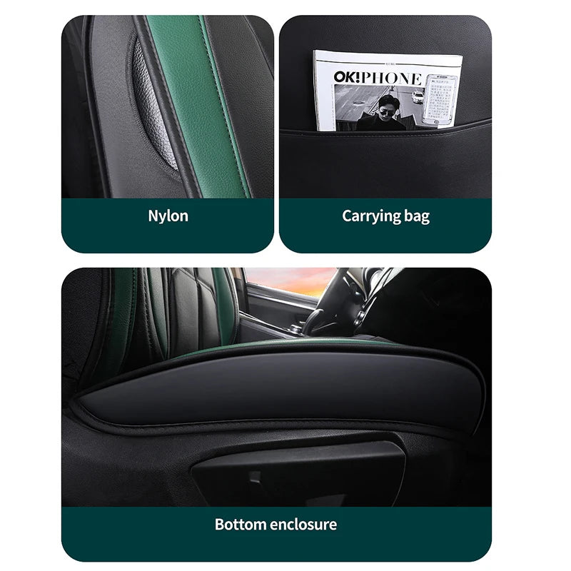 Universal Pu Leather Car Seat Cover for Most Car Models Auto Accessories Interior Details