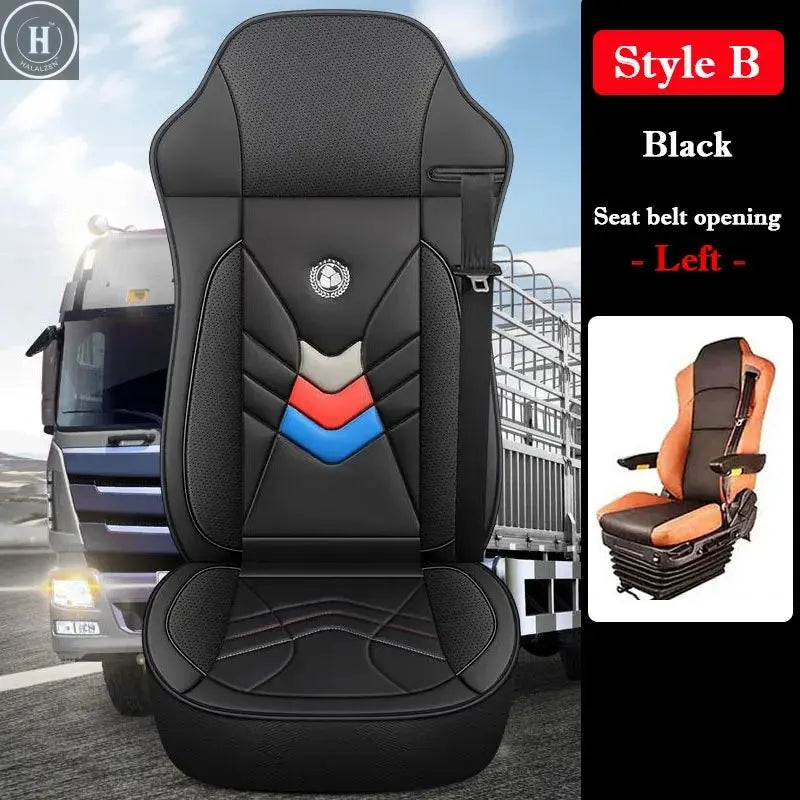 Universal Truck Lorry Bus Big Auto Seat Cushion Cover Mat For KAMAZ SCANIA IVECO ISUZU Volvo Renault Hino TATRA SANY Benz HALALZEN