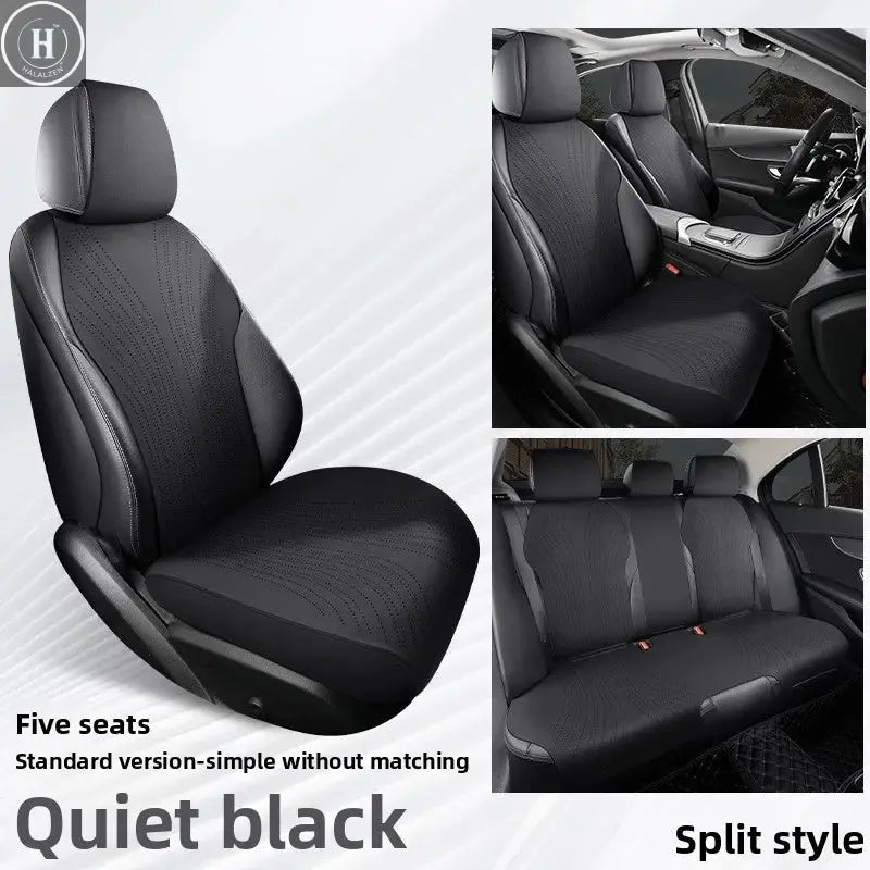 Universal All Seasons Car Seat Cover Breathable Suede Seat Anti-slip Protective Cushions Luxury Car Ultra Thin Suede Seat Cover HALALZEN