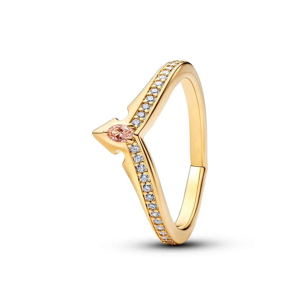 2026 Hot Selling 925 Silver, Heart-shaped, Butterfly,Flower Ring, Suitable for European Women's Exquisite Charm Jewelry Gifts ﻿