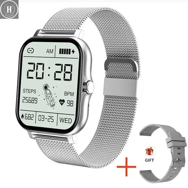 Sport Smart Watch Fitness Clock Health Monitor Waterproof Smartwatch Bluetooth Call Watches for Men Women IOS Android Phone 2025 HALALZEN