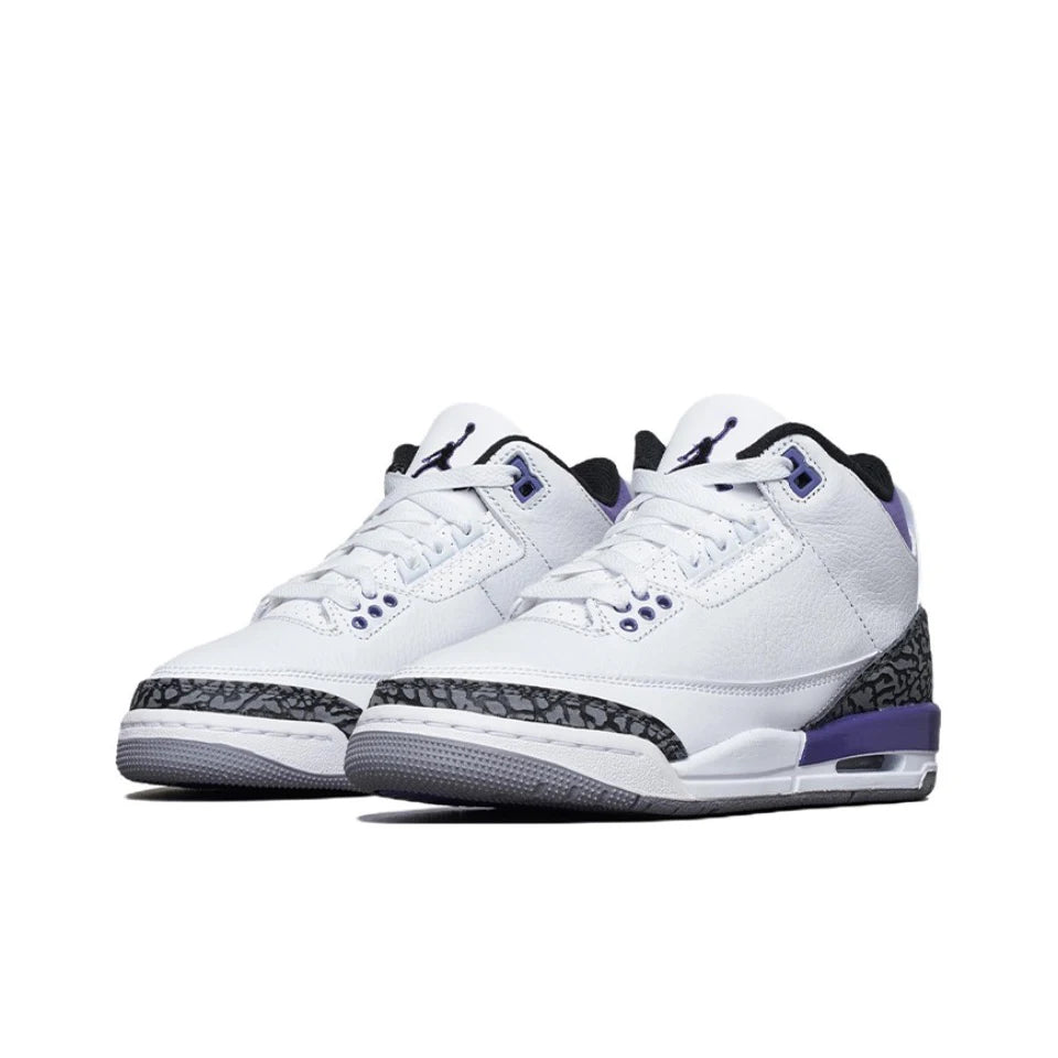 Original Air Jordan 3 “White Cement" GS Size For Women Classic Casual Retro Basketball Sneakers