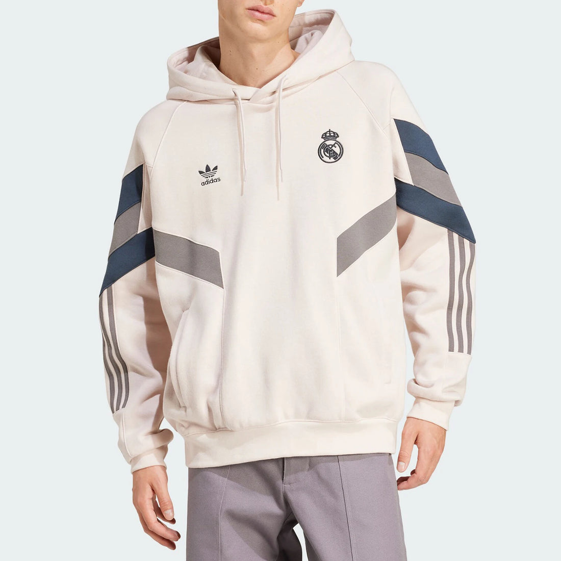 Adidas Official Authentic Originals Men's Hooded Print Sportswear Hoodie IM7466