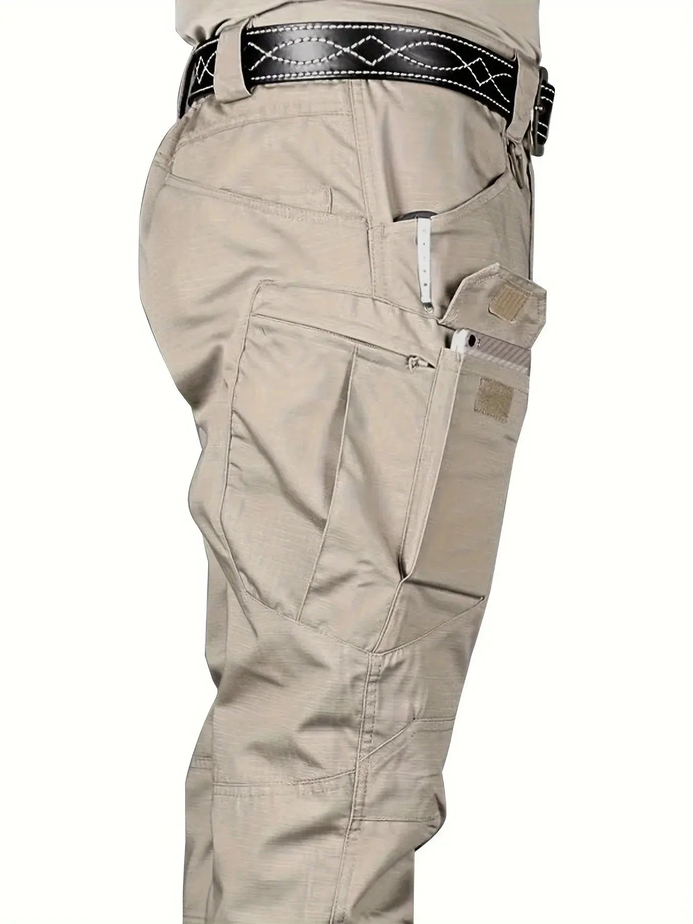 Men's Outdoor Multi Functional Tactical Pants, Multi Pocket Outdoor Hiking Sweatpants, Water-repellent, wear-resistant Halalzen UK