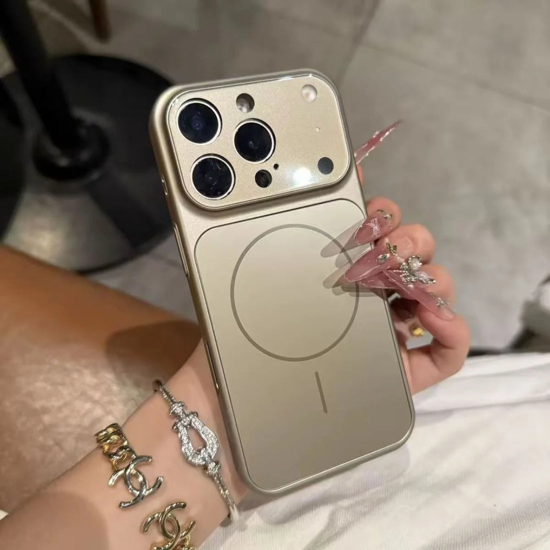 Original AG Nano Frosted Glass For Magsafe Phone Case For iPhone 17 16 15 14 Pro Max Magnetic Wireless Charge Armor Cover