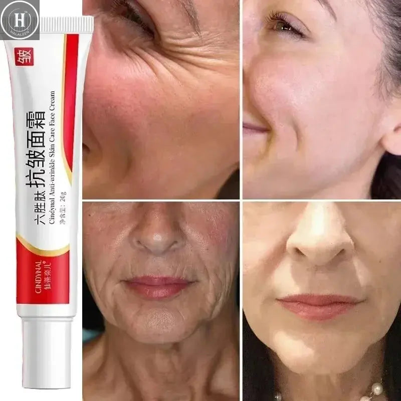 Instant Wrinkle Remover Face Cream Anti Aging Firming Lifting Fade Fine Lines Whitening Moisturizing Brighten Tighten Skin Care HALALZEN