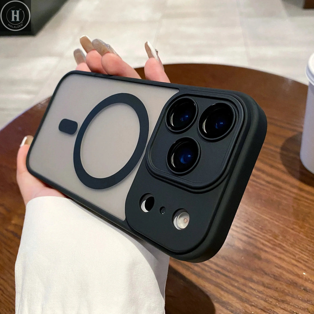 Luxury Matte Magnetic Wireless Charge Case For iPhone 17 Pro Max 17 Air 17 Pro 17 Lens Glass Film Clear Hard Bumper Back Cover Halalzen UK