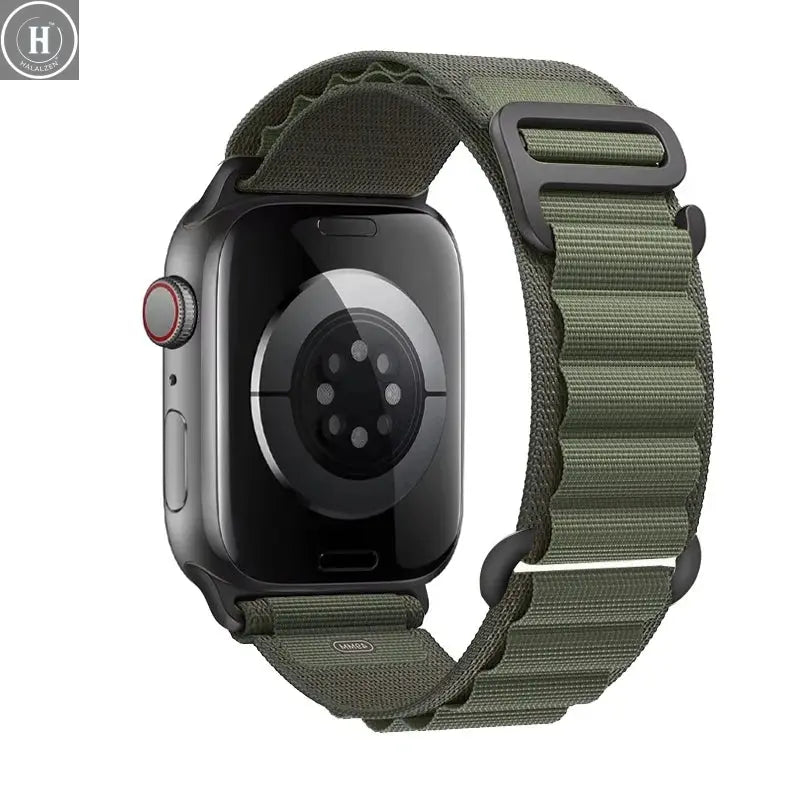 for Apple watch Straps 45mm 46mm 49mm 42mm iwatch Band 44mm 40mm Nylon Alpine bracelet correa Series 10 9 8 7 6 11 SE Ultra 2 3 HALALZEN
