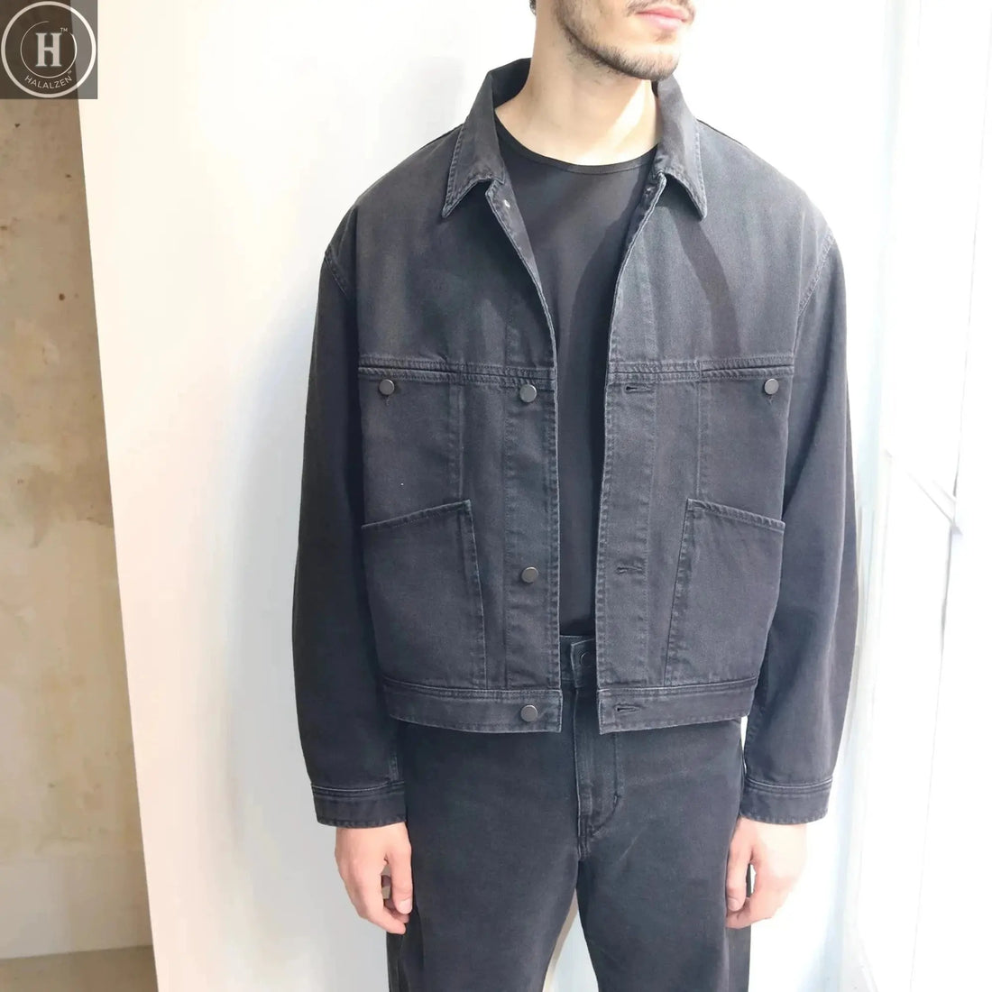 Yao Fashion Luxury Brand High Quality 1:1 Coat Casual Streetwear Vintage Cleanfit All-match Unisex Denim Denim Jacket For Men HALALZEN