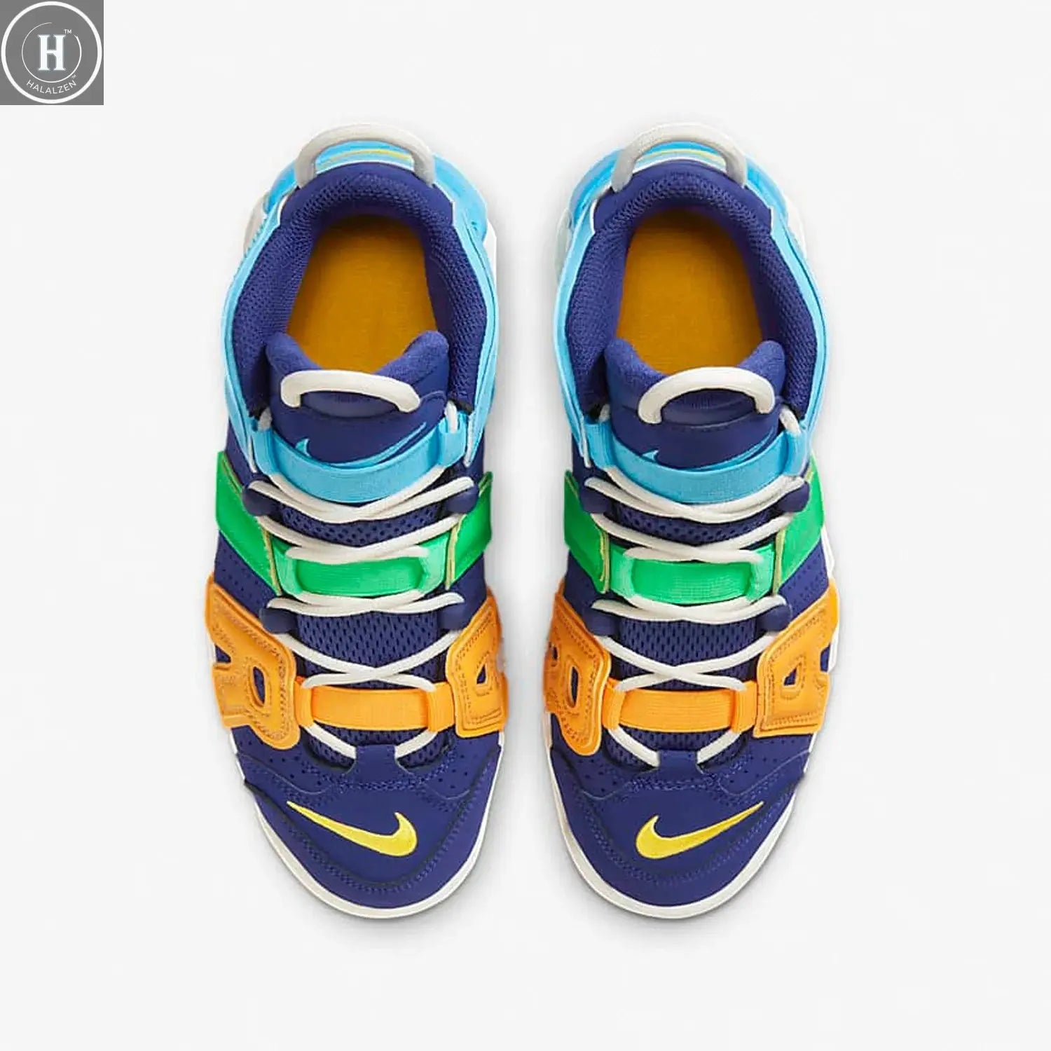 Nike Authentic AIR MORE (GS) Women's Kids' Sport Basketball Shoes FJ0693-455 HALALZEN