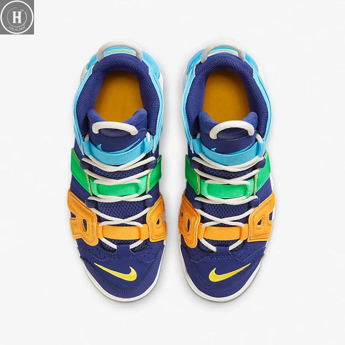 Nike Authentic AIR MORE (GS) Women's Kids' Sport Basketball Shoes FJ0693-455 HALALZEN