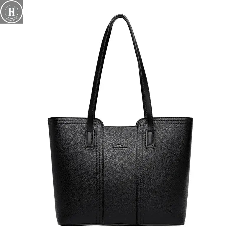 Genuine Brand Women Bags Designer High Quality Soft Leather Large Women 2024 Shoulder Bag Messenger Handbag Shopping Messenger HALALZEN