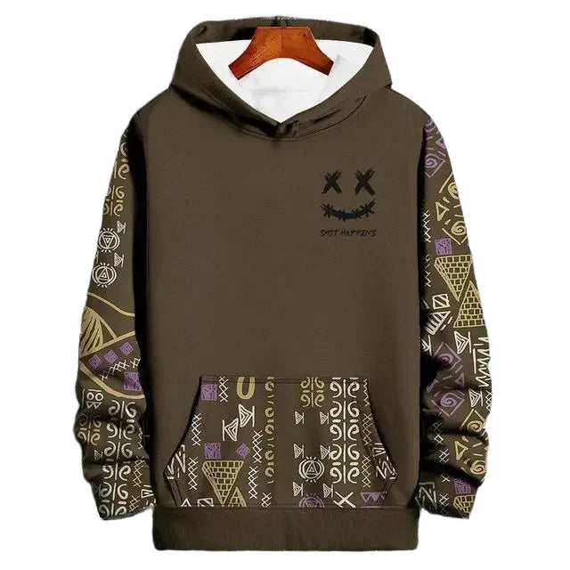 New Autumn Hoodie For Men Long Sleeve Sweatshirt Fashion Street Hoody Pullover Oversized Tops