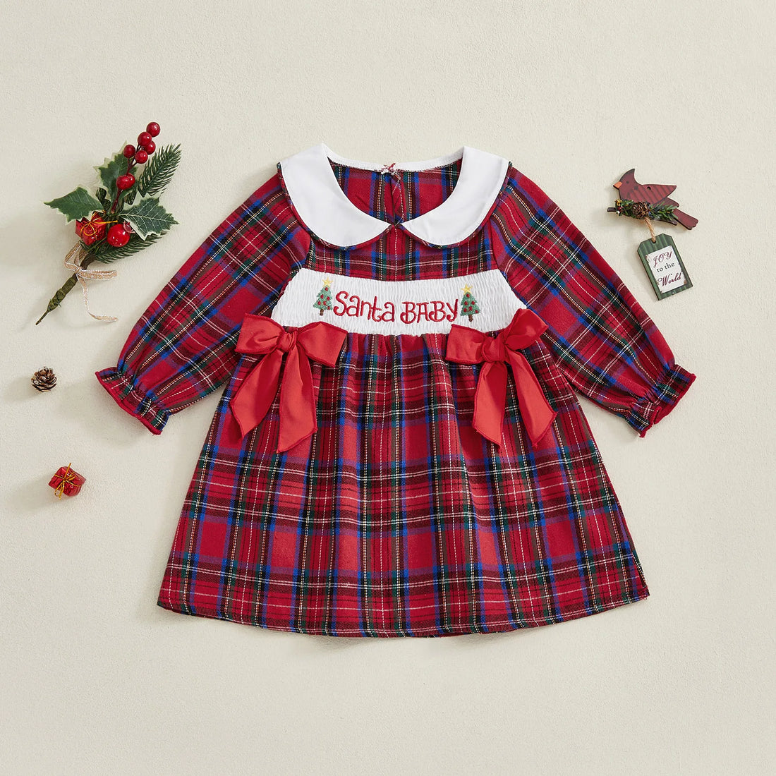 Infant Baby Boy Christmas Outfit Plaid Reindeer Snowman Print Romper with Hat Set Xmas Costume Winter Clothes for Newborn