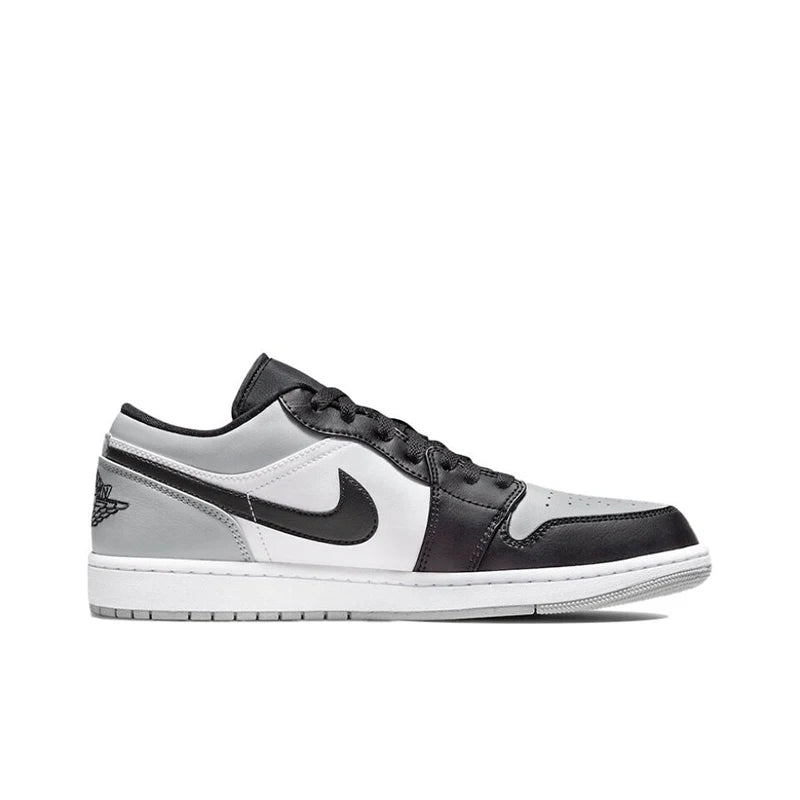 Original Air Jordan 1 Low "Bred Toe" For Men's Classic Retro Basketball Street Casual Sneakers Shoes