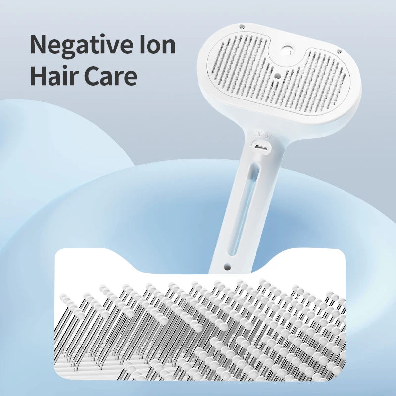 Pet steam Hair Comb