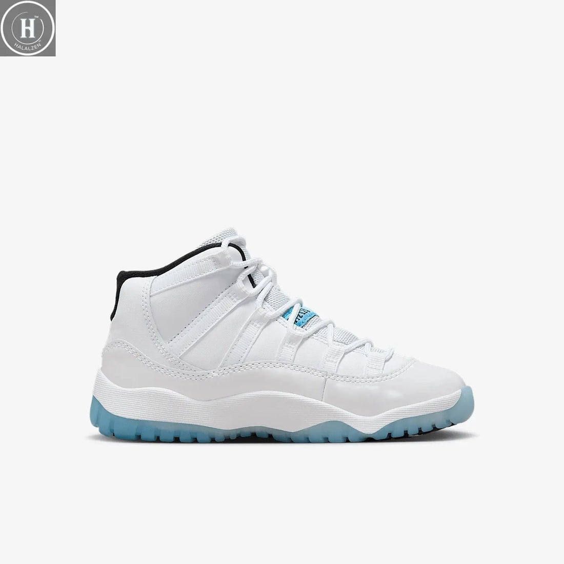 Nike genuine JORDAN children's mid top sports cushioning and wear-resistant basketball shoes 378039-104 HALALZEN