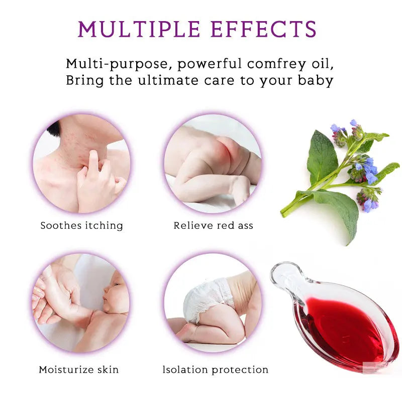 Pure Nature Comfrey Oil Wound Healing Skin-Cell Regeneration Scar Reduction Anti-Inflammatory Comfrey Soaking Oil Massage Oil HALALZEN