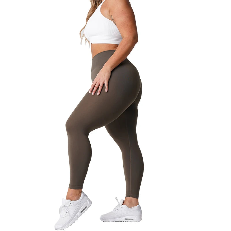 NVGTN Solid Seamless Leggings Women Soft Workout Tights Fitness Outfits Yoga Pants High Waisted Gym Wear Spandex Leggings