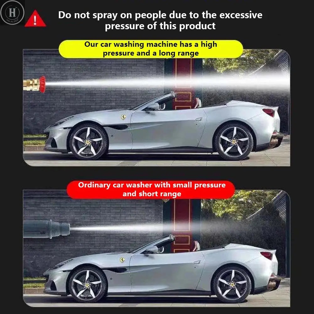 Rechargeable Washing Wireless High Pressure Washer Self Priming Sustain 300W Car Wash Water Gun With Li-ion Battery HALALZEN