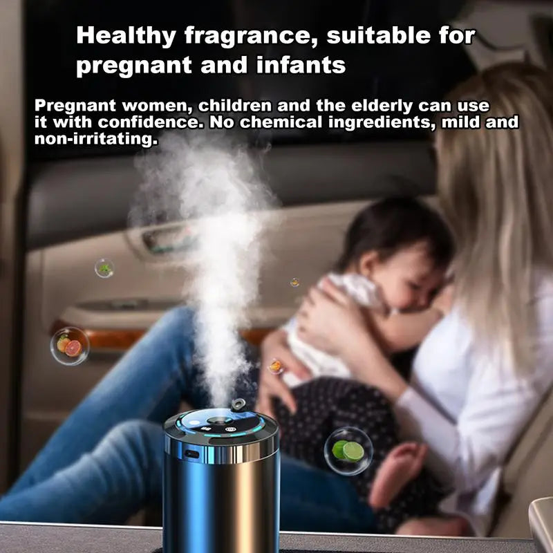 Car Diffuser Car Scent Humidifier Freshener Odor Eliminator Long Lasting Floral Fragrance Aroma Car Diffuser Portable Humidifier