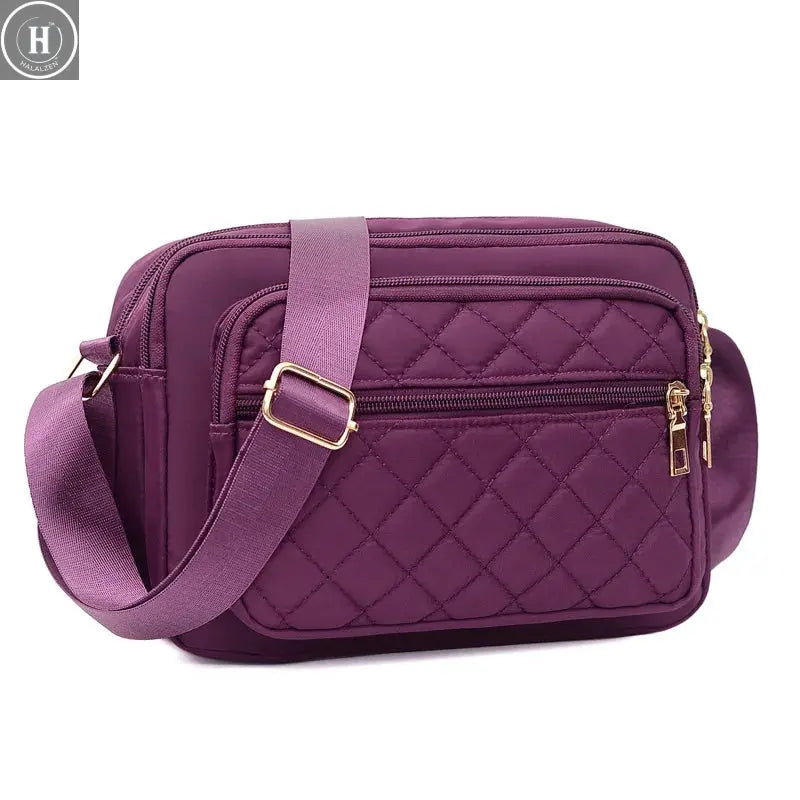 Fashion Women Shoulder Messenger Bag Waterproof Nylon Crossbody Bag Female Large Capacity Casual Travek Handbags Purse Bags HALALZEN