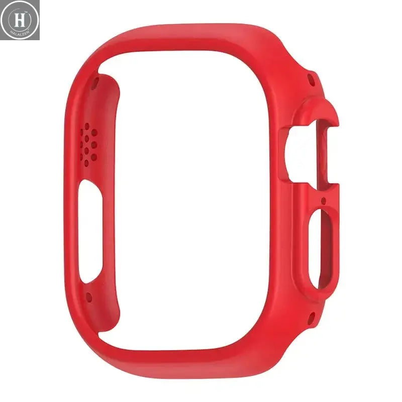 Cover Case For Apple Watch Ultra 2 3 49mm Accessories Hollow Hard PC Bumper Shell Protector iWatch Series Ultra 3 2 1 Protective HALALZEN