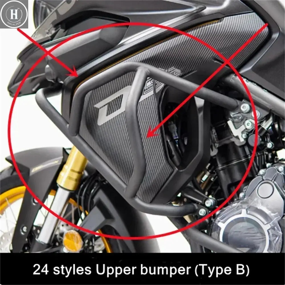 For VOGE DS525X bumper upper and lower bumpers  motorcycle modification accessories HALALZEN