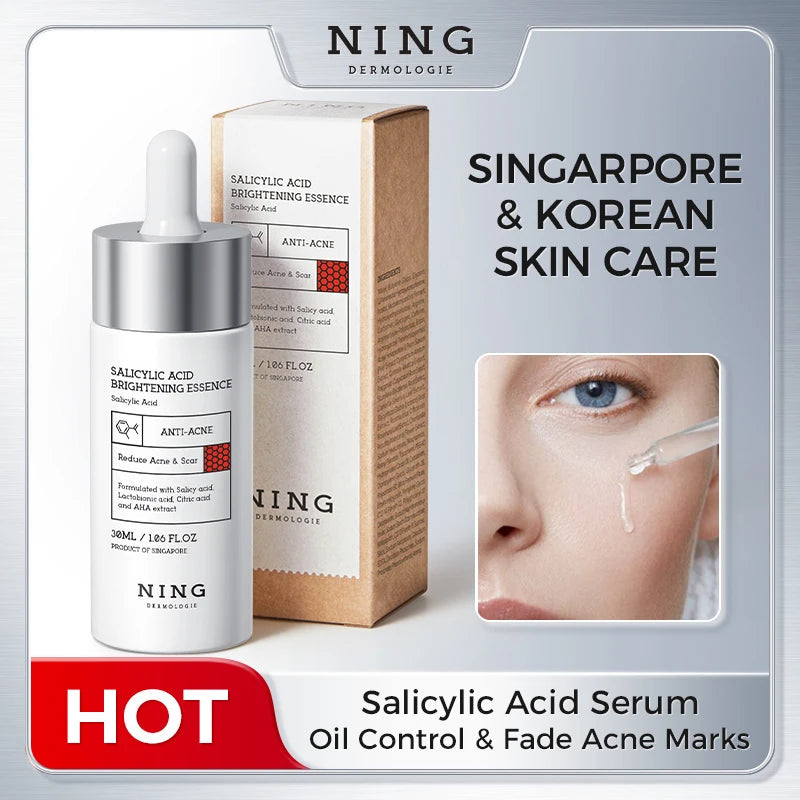 Salicylic Acid 2% Face Serum: Niacinamide, Centella Extract, BHA + PHA, Blemish Soothing, Pore Refining & Oil Regulation HALALZEN