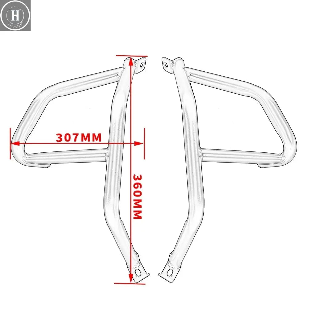 For Kawasaki Ninja 400 250 2018-2025 Ninja400 Ninja500 Crash Bars Engine Guard Frame Bumper Falling Protector Motor Accessories HALALZEN
