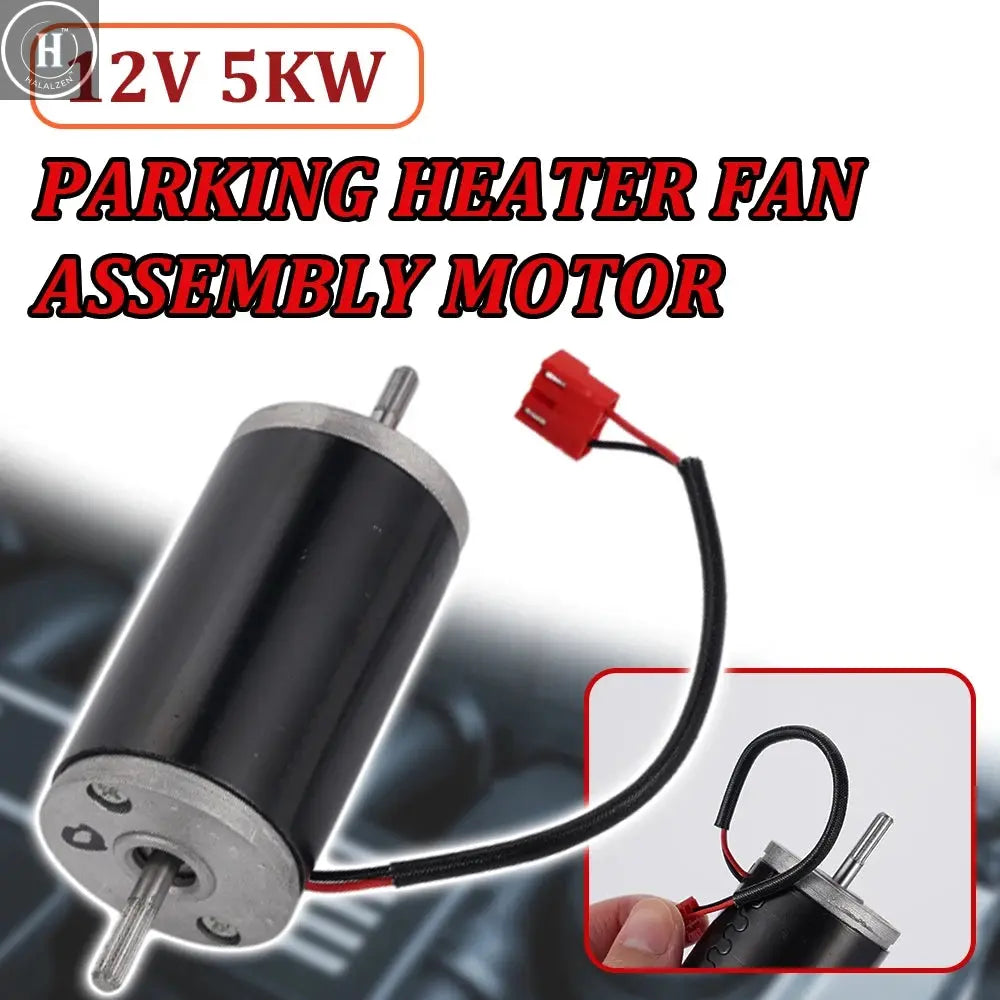 12V 5Kw Motor Red Plug Parking Heater Fan Assembly Motor Is Suitable for Car Heater Accessories HALALZEN