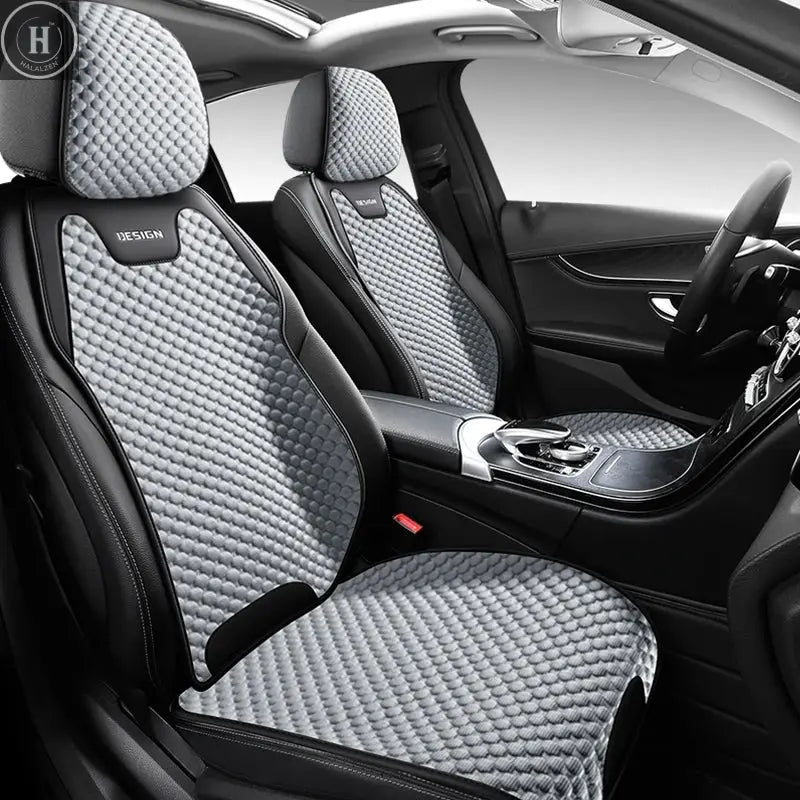 Ice Silk Car Seat Cushion Ventilation Comfortable, Durable Four Seasons Universal Split Single Car Front Seat Cover HALALZEN